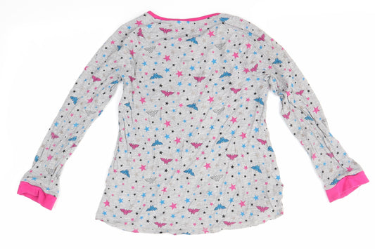 George Girls Multicoloured Cotton Basic Casual Size 9-10 Years Round Neck - Wonder Woman