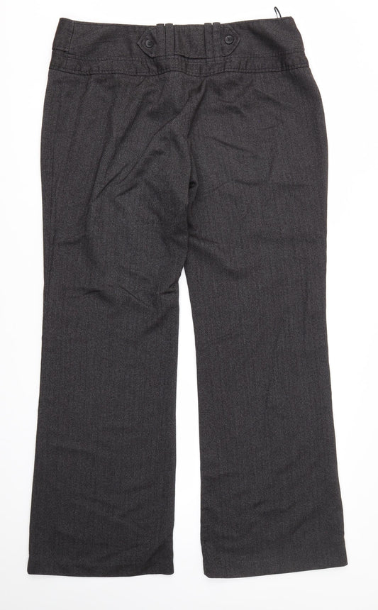 NEXT Womens Grey Polyester Dress Pants Trousers Size 36 in L32 in Regular