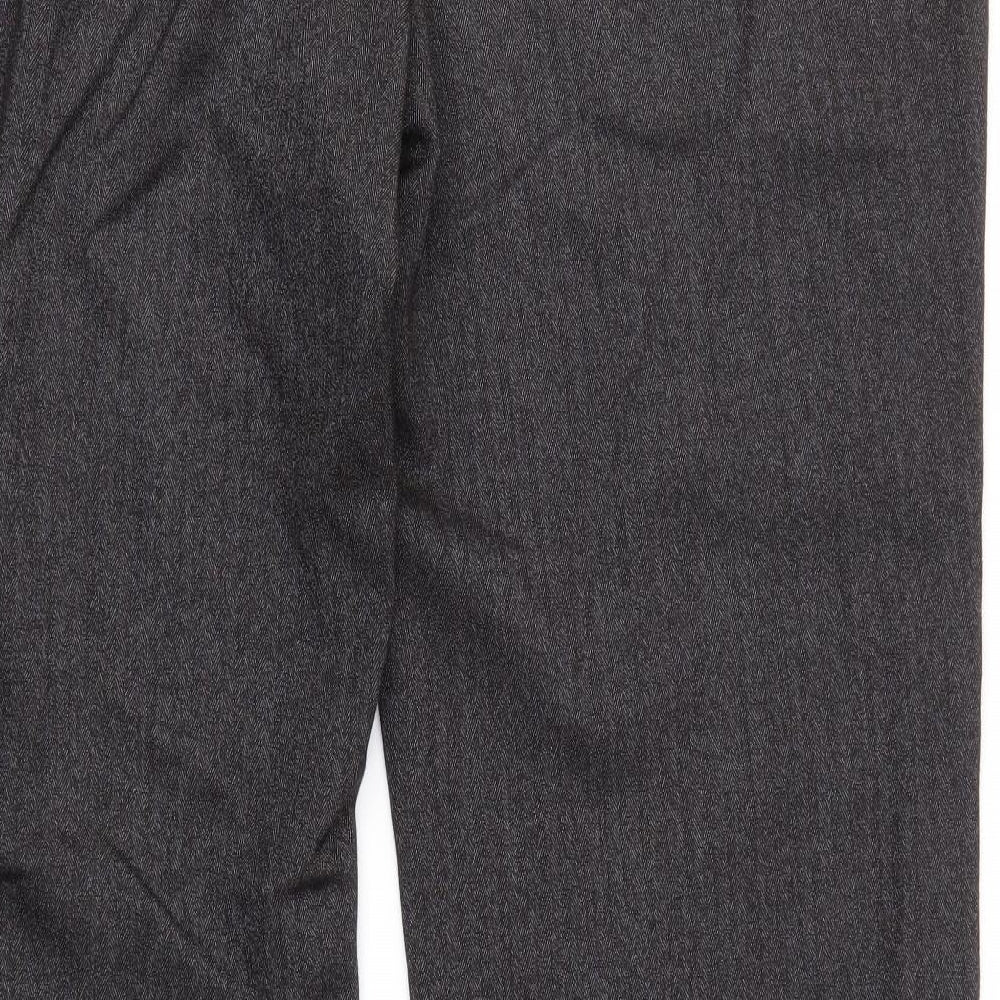 NEXT Womens Grey Polyester Dress Pants Trousers Size 36 in L32 in Regular