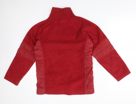 Rebel Girls Red High Neck Polyester Pullover Jumper Size 12 Years