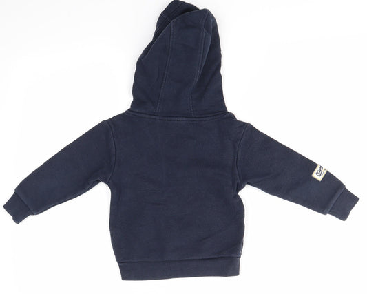 Disney Boys Multicoloured Cotton Pullover Hoodie Size 3 Years