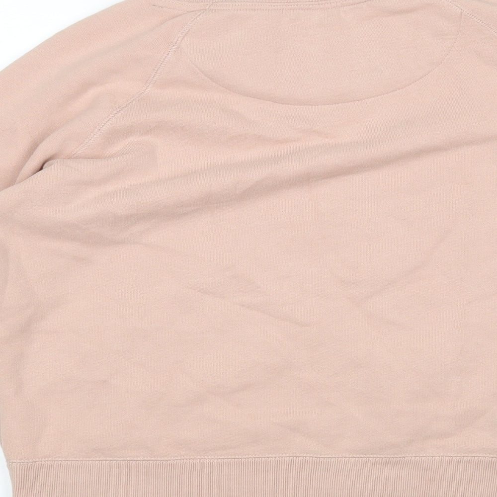 Jack Wills Womens Pink Cotton Pullover Sweatshirt Size 6