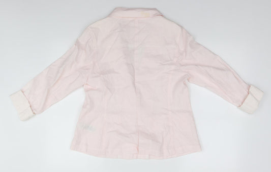 Indigo Womens White Jacket Size 14