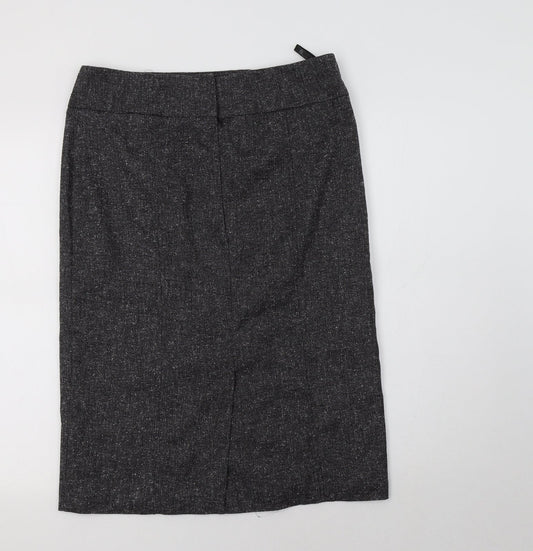 BHS Womens Grey Polyester Straight & Pencil Skirt Size 12