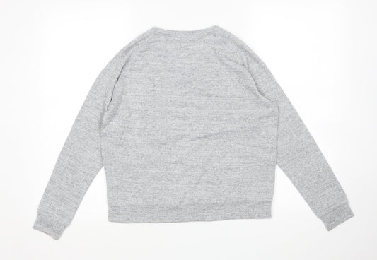 New Look Girls Grey Polyester Pullover Sweatshirt Size 12-13 Years