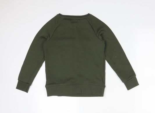 Primark Girls Green Cotton Pullover Sweatshirt Size 10-11 Years - LIVING MY BEST LIFE