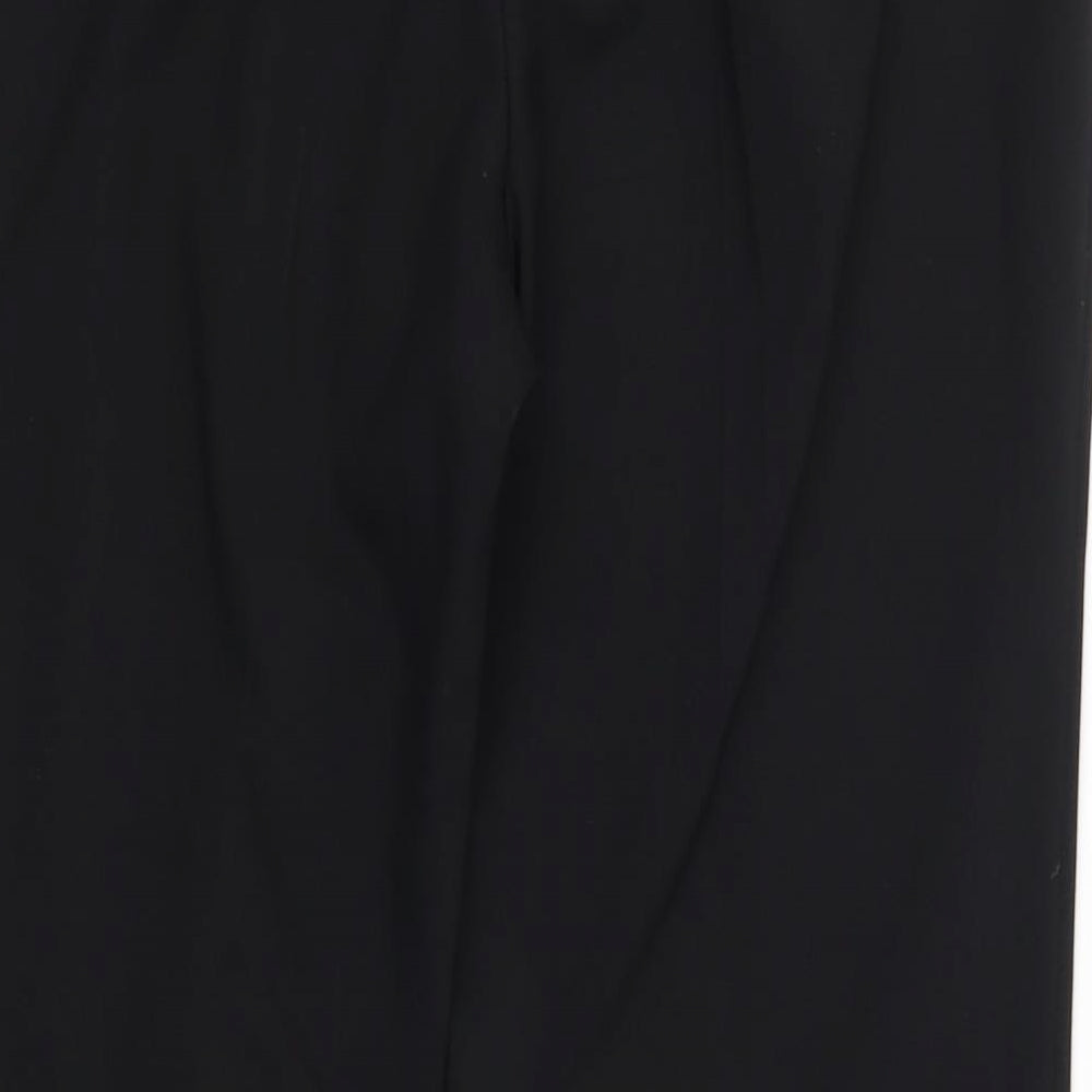 Matalan Womens Black Polyester Dress Pants Trousers Size 12 L27 in Regular