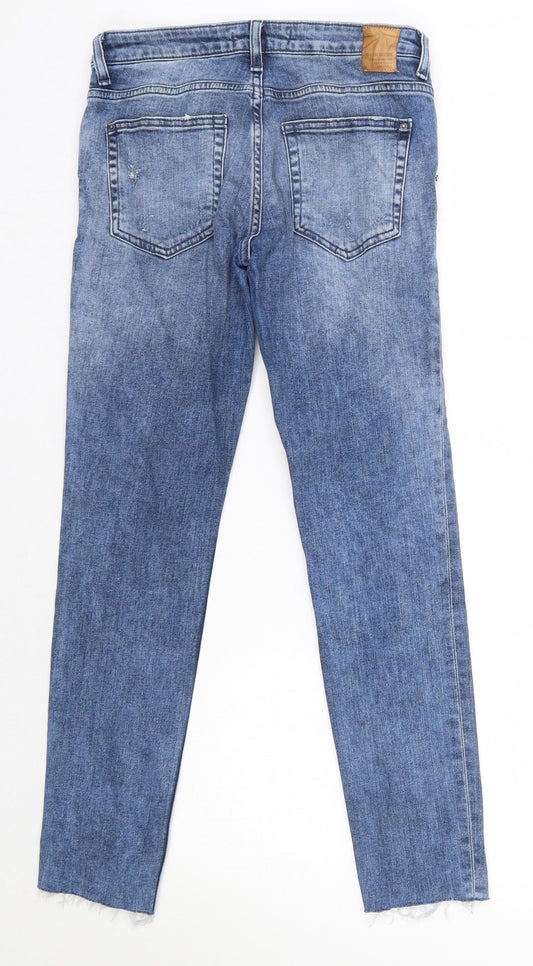 Z1976 Denim Womens Blue Cotton Skinny Jeans Size 8 L27 in Regular