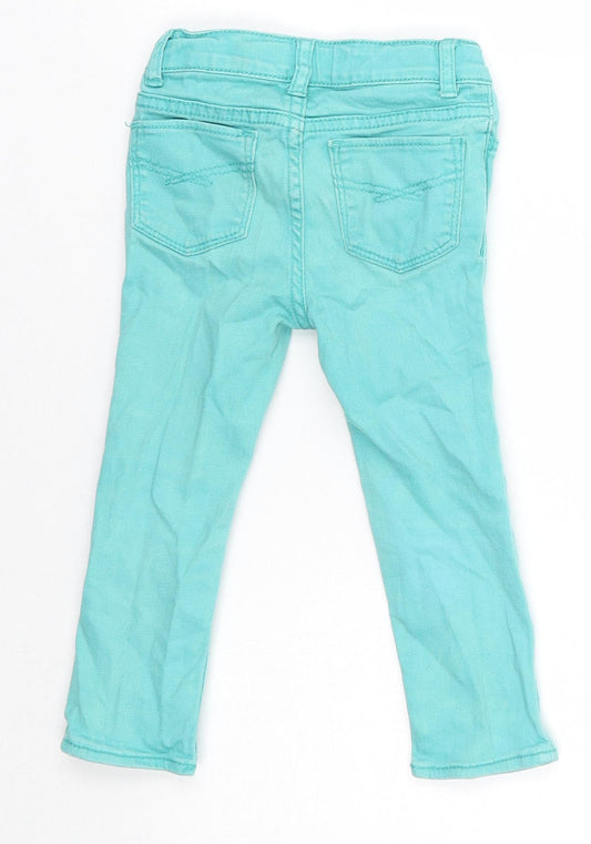 Gap Baby Green Cotton Jogger Jeans Size 24 Months