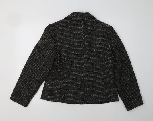 Damart Womens Grey Jacket Blazer Size 14