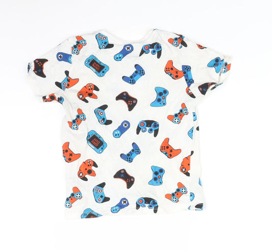 PRP&CO Boys Multicoloured Cotton Basic T-Shirt Size 5-6 Years Round Neck - CONTROLLER