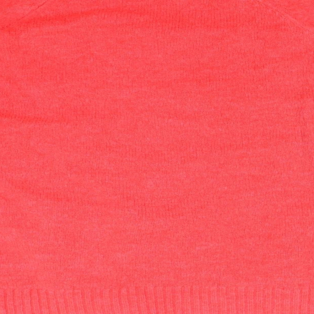 NEXT Womens Pink Striped Acrylic Pullover Sweatshirt Size 14