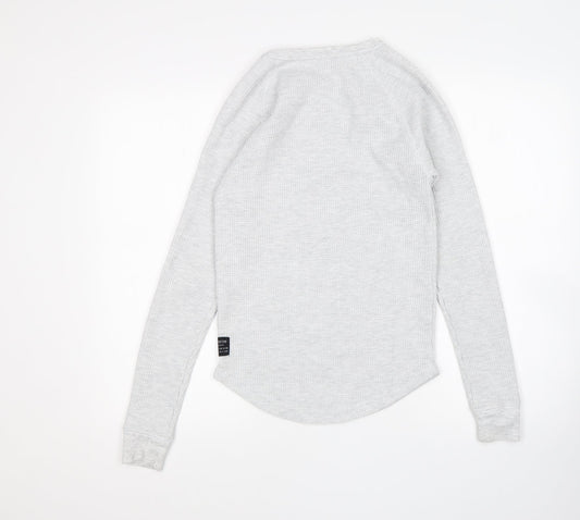 Primark Mens Grey Polyester Pullover Sweatshirt Size XS