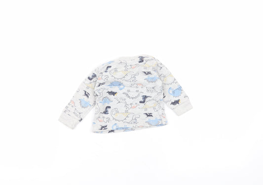 Primark Baby Grey Cotton Pullover Jumper Size 0-3 Months