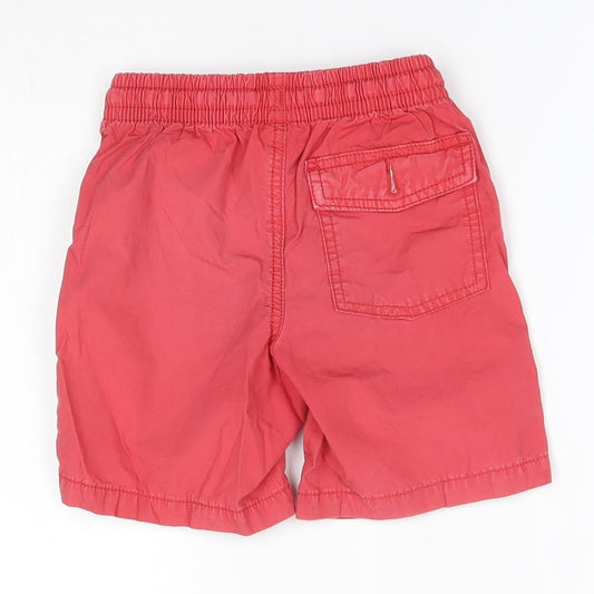 Gap Boys Red 100% Cotton Chino Shorts Size 5 Years Regular