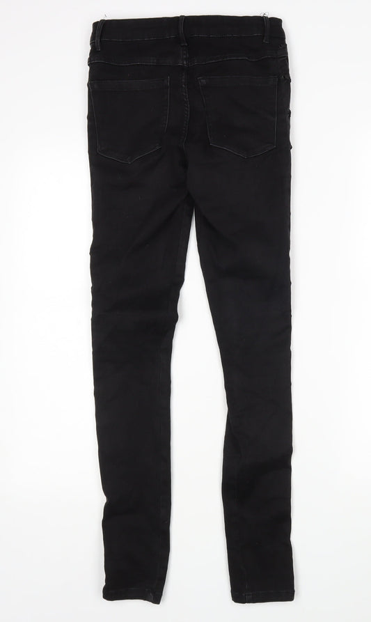 Only Womens Black Cotton Skinny Jeans Size 6 L32 in Regular