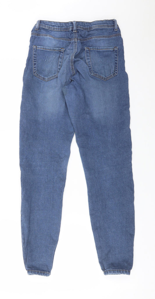 DENIM CO Womens Blue Cotton Skinny Jeans Size 12 L29 in Regular