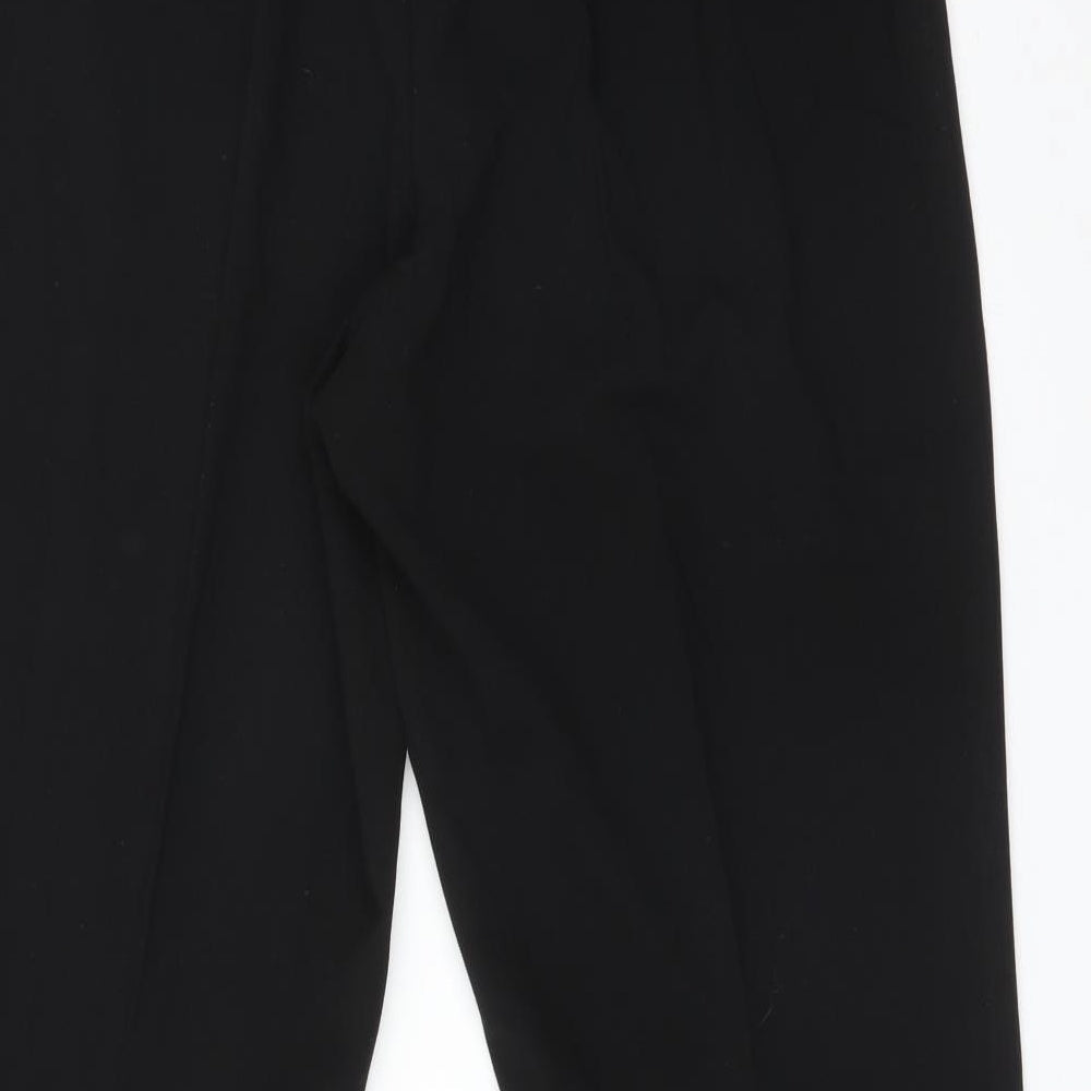 Agenda Womens Black Polyester Dress Pants Trousers Size 16 L28 in Regular
