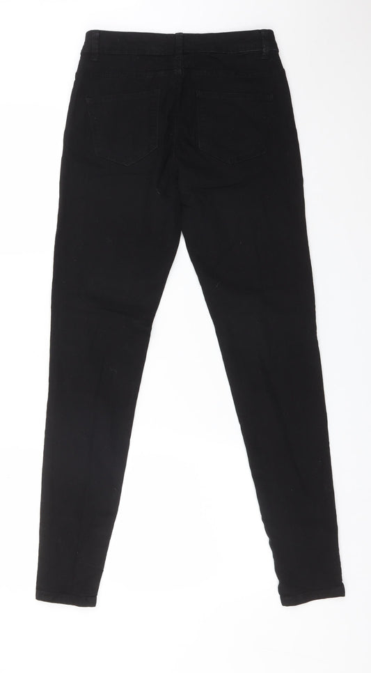 DENIM CO Womens Black Cotton Skinny Jeans Size 8 L31 in Regular