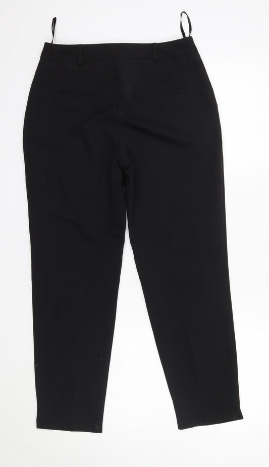 Dorothy Perkins Womens Black Polyester Dress Pants Trousers Size 6 L26 in Regular
