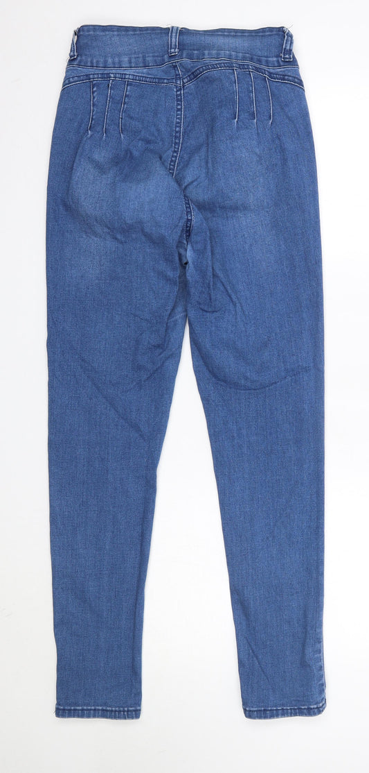 SheIn Womens Blue Cotton Skinny Jeans Size M L28 in Regular