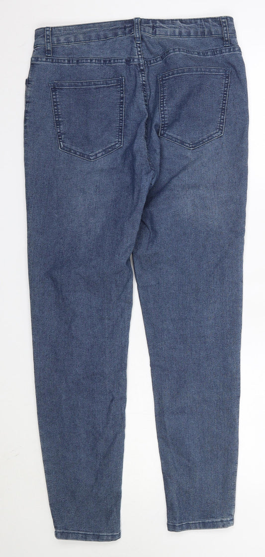 FOREVER 21 Womens Blue Cotton Skinny Jeans Size 30 in L29 in Regular