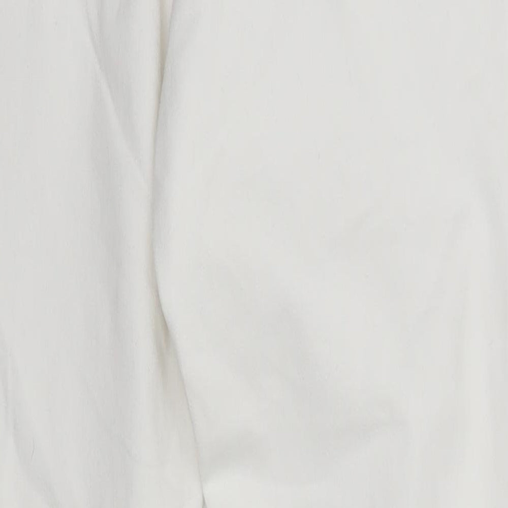 Originals Womens White Cotton Skinny Jeans Size 12 L27 in Regular