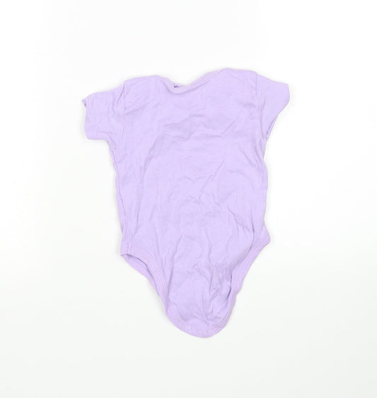 Avenue Girls Purple Cotton Leotard One-Piece Size 6-9 Months