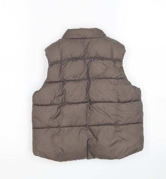 NEXT Girls Brown Gilet Coat Size 2 Years