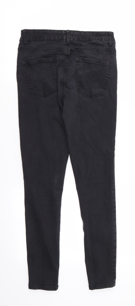 Denim Co Womens Black Cotton Skinny Jeans Size 10 L26 in Regular