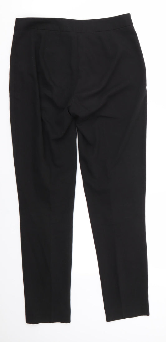 New Look Womens Black Polyester Trousers Size 8 L29 in Regular