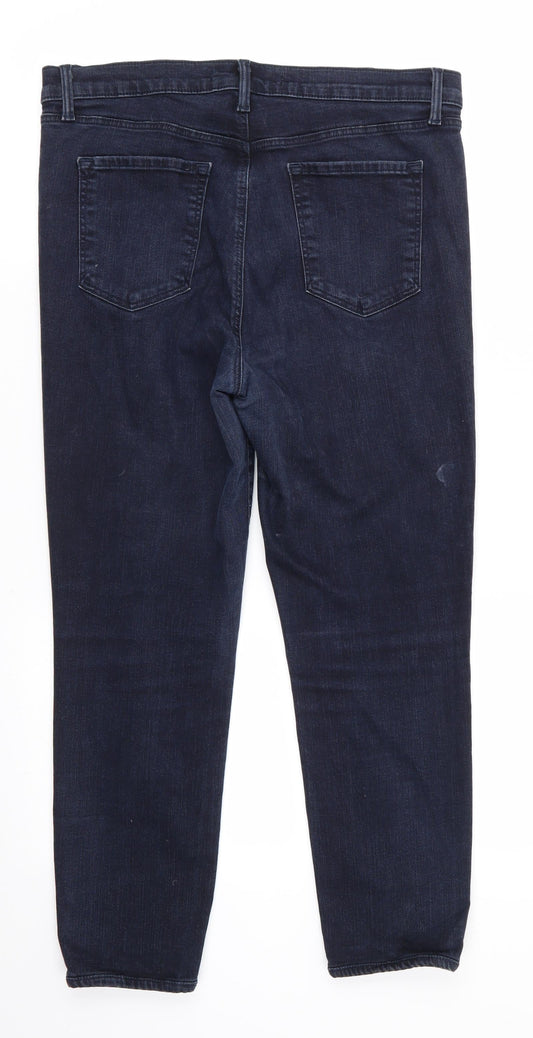 J Brand Womens Blue Cotton Skinny Jeans Size 4 L25 in Regular
