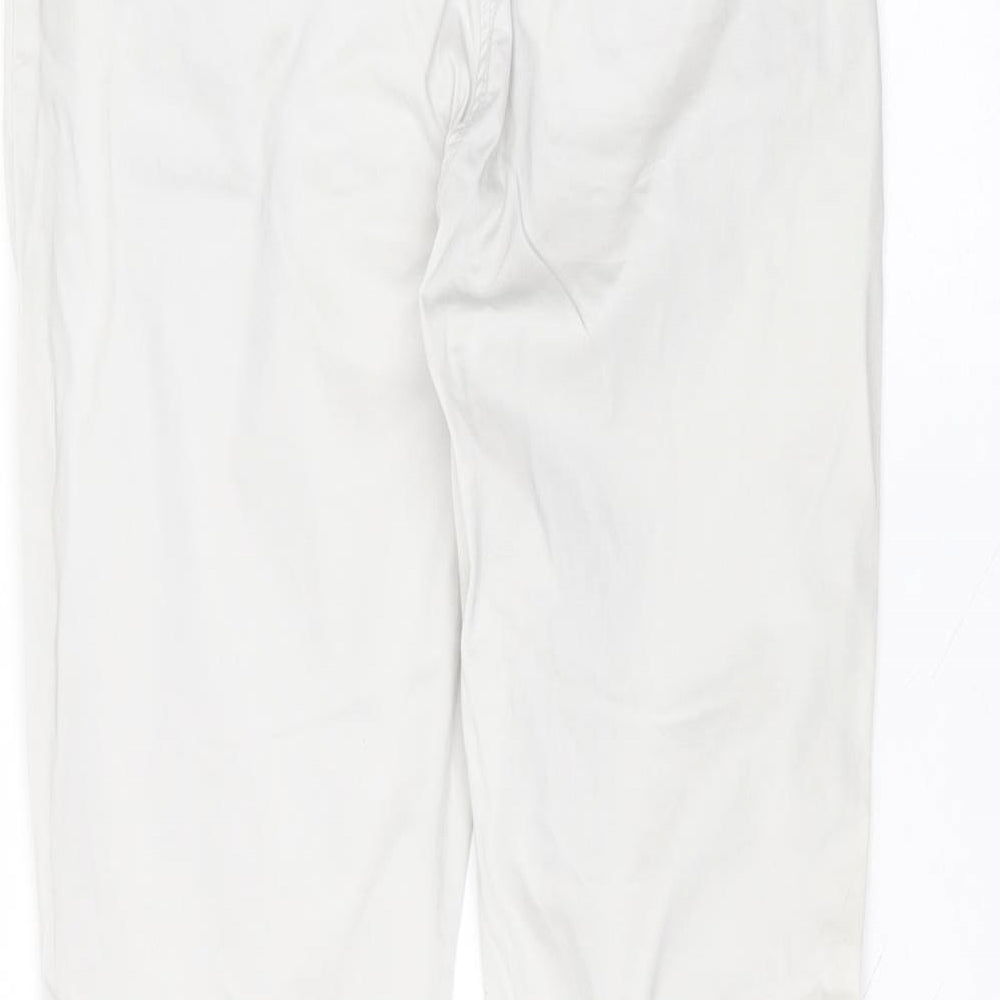 Crew Clothing Womens Grey  Cotton Straight Jeans Size 34 L30 in Regular