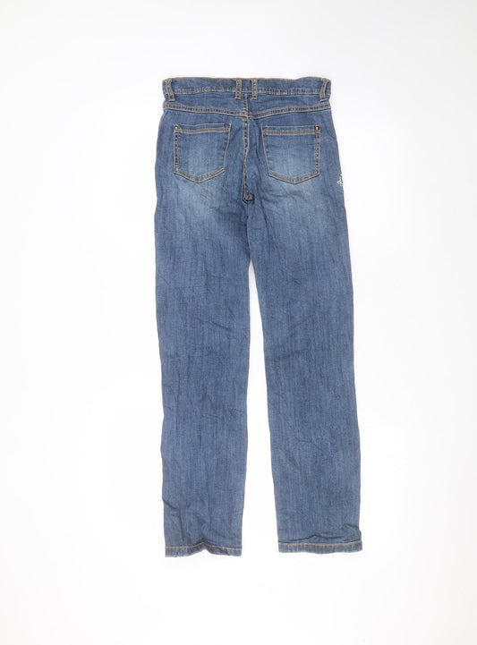 Gymboree Womens Blue Cotton Skinny Jeans Size 12 L27 in Regular