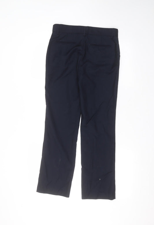 NEXT Girls Black Polyester Dress Pants Trousers Size 12 Years Regular