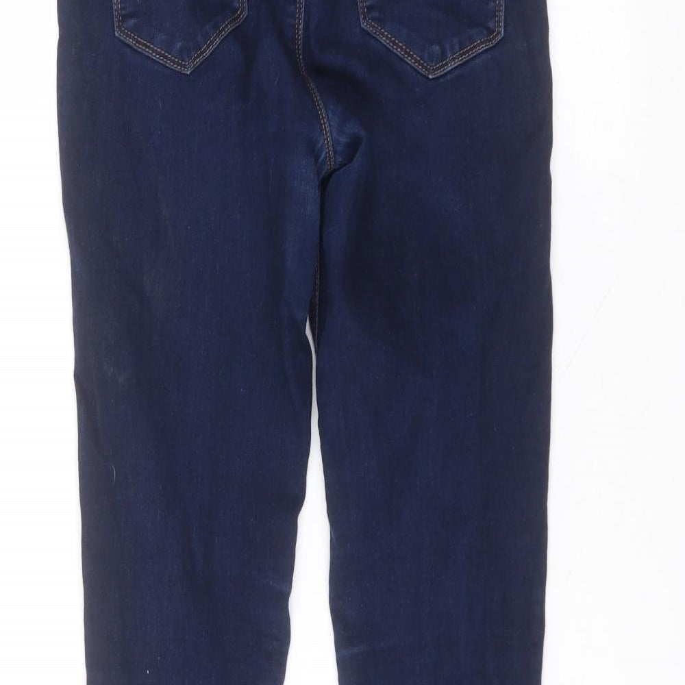 Preworn Womens Blue Cotton Skinny Jeans Size 26 in L26 in Regular