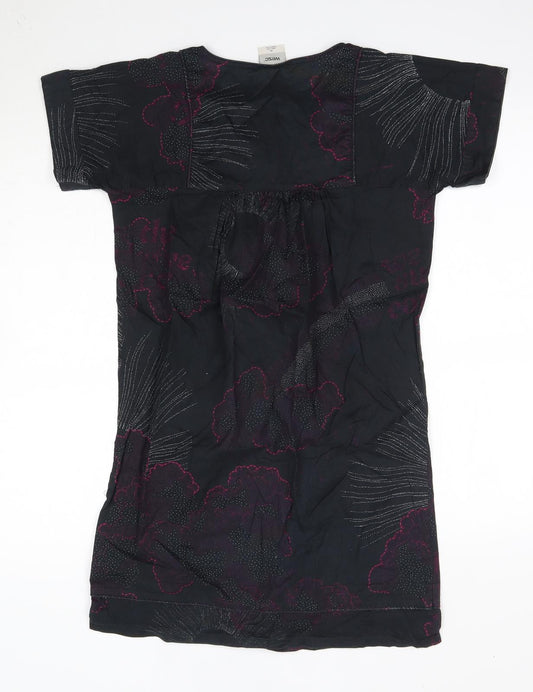 WeSC Womens Multicoloured Cotton T-Shirt Dress Size XS Round Neck