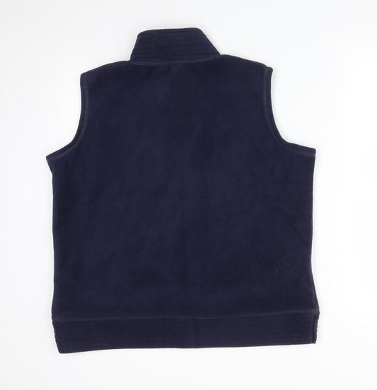 BM Womens Blue Gilet Coat Size M