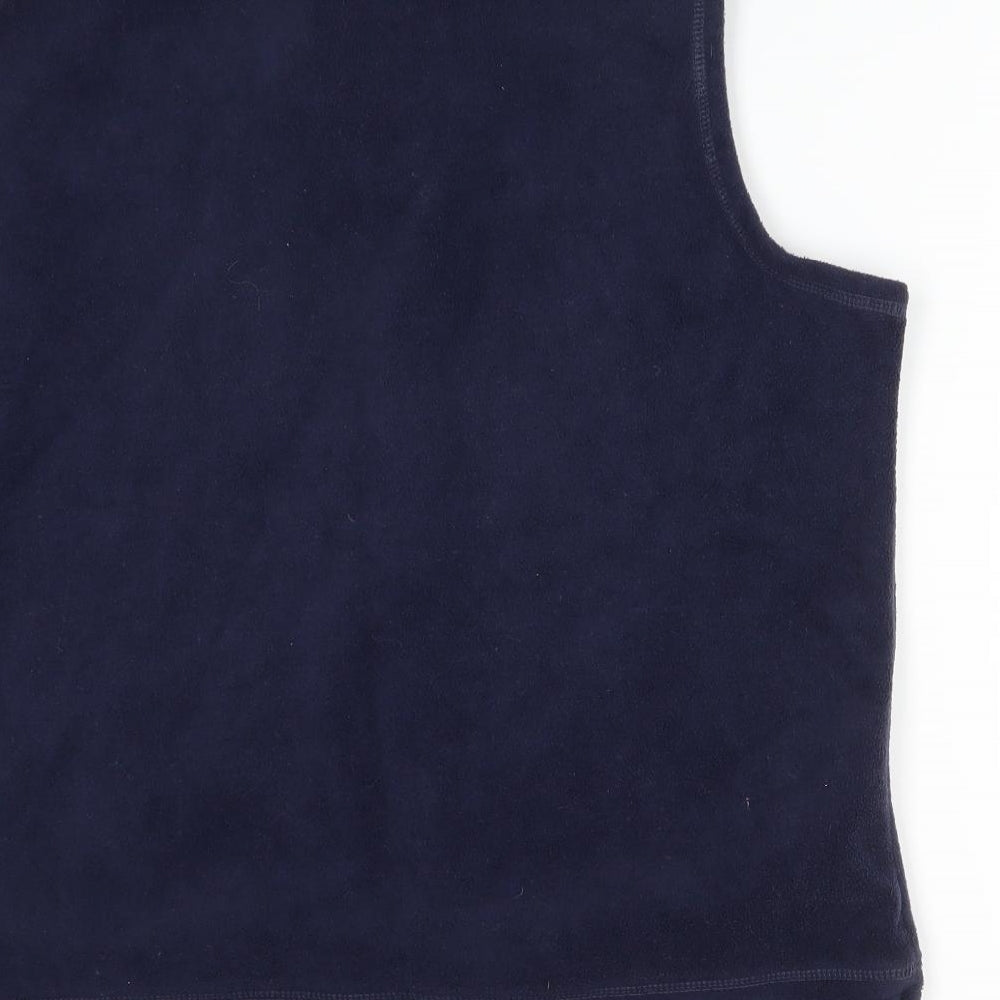 BM Womens Blue Gilet Coat Size M
