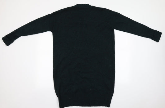Coercion Womens Grey Round Neck Polyester Pullover Jumper Size 12
