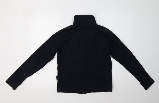 Olympus Womens Blue Cotton Full Zip Sweatshirt Size 10