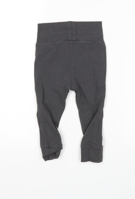 So Cute Boys Grey Cotton Sweatpants Trousers Size 9-12 Months
