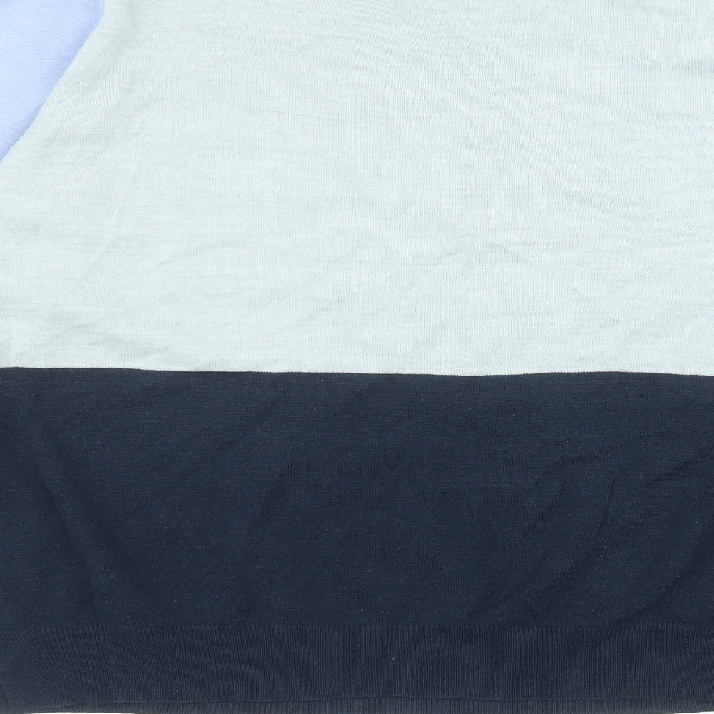 Marks and Spencer Womens Grey Round Neck Acrylic Pullover Jumper Size 20