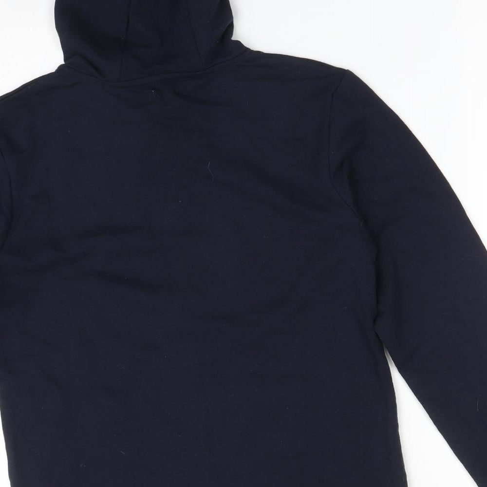 Studio Boys Blue Cotton Full Zip Hoodie Size 10-11 Years - POWER DOWN