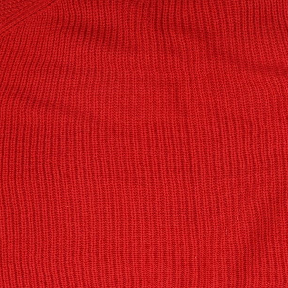 TRU Womens Red Acrylic Pullover Sweatshirt Size L