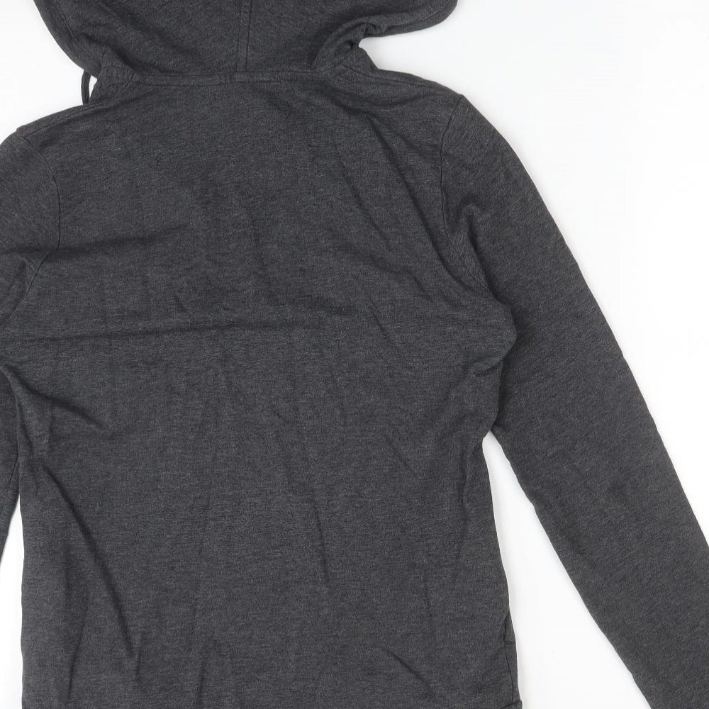 Preworn Womens Grey Cotton Pullover Sweatshirt Size S