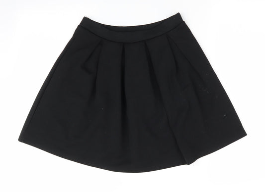 Missguided Womens Black Flare Skirt