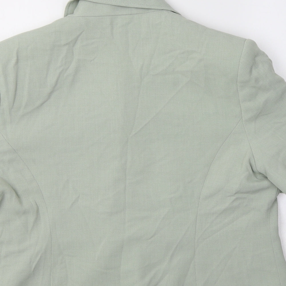 M&S Womens Green Jacket Blazer Size 18
