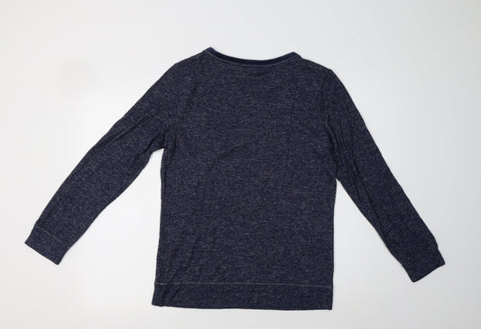 M&S Womens Blue Polyester Top Lounge Set Size 8