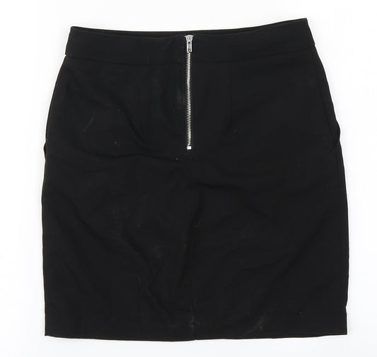 New Look Girls Black Polyester Straight & Pencil Skirt Size 12 Years Regular